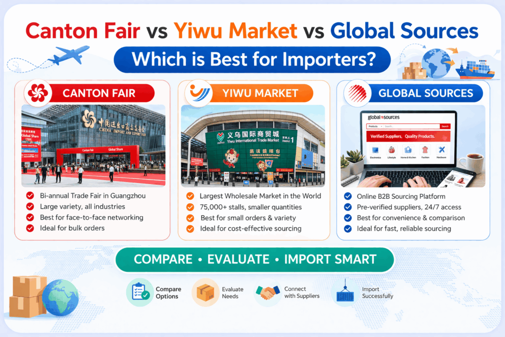 canton fair vs yiwu market
