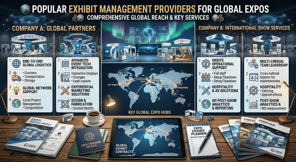 Popular Exhibit Management Providers for Global Expos